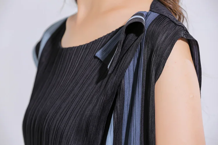 Новинка Miyake fold платье с цифровым принтом плиссированные серии свободные тонкие платья