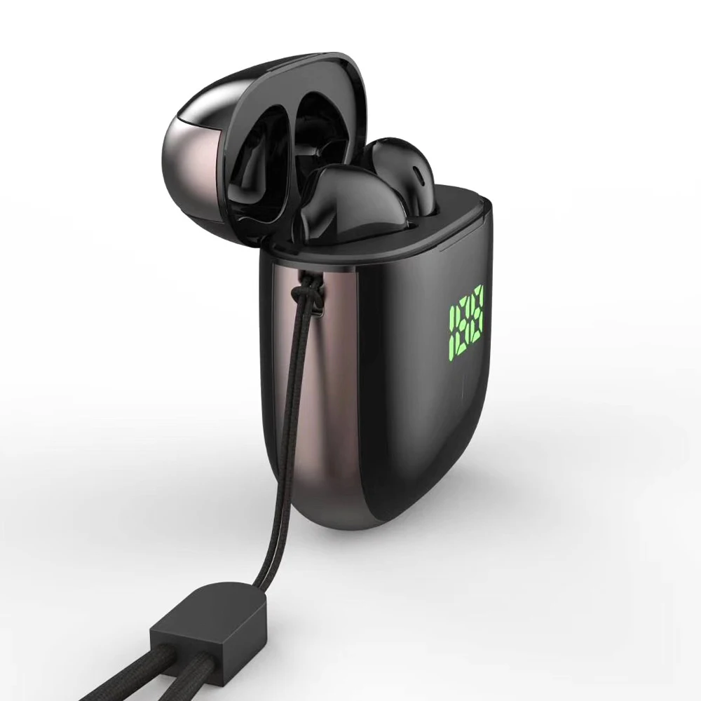 Новые беспроводные наушники TWS со светодиодным дисплеем Bluetooth с поддержкой