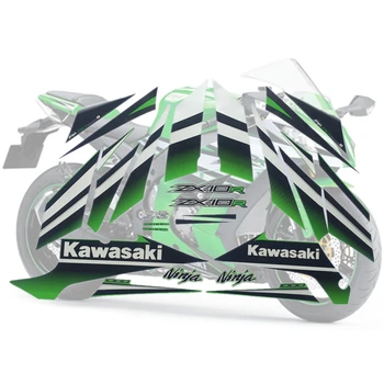 

Motorcycle For Kawasaki NinjaZX10R 15 Ninja ZX 10R 2015 ZX10R Fairing Sticker Full Kit Applique High Quality Whole Vehicle Decal