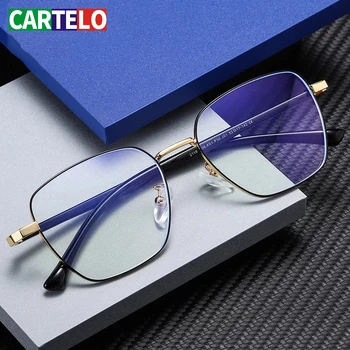 

CARTELO Round Glasses Computer Glasses Anti Blue Ray Glasses Blue Light Blocking Glasses Optical Eye Spectacle UV Blocking