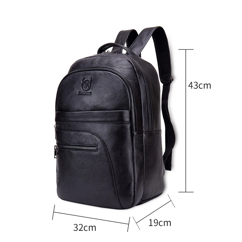Bullcaptain сумка на плечо мужская первый слой кожаный рюкзак бизнес среднего возраста мужская сумка дорожная сумка