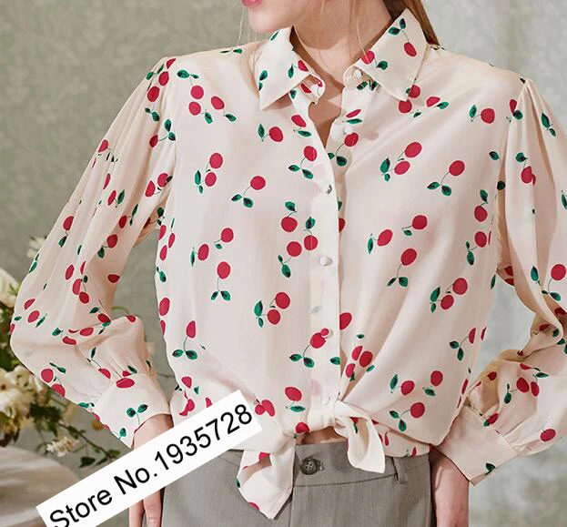 Womens cherry shirt Clearance