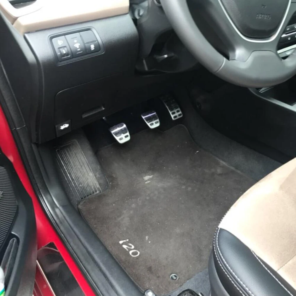 Высококачественная накладка на педаль из нержавеющей стали для Hyundai Accent Solaris 2011
