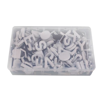 

White English Alphabet Refrigerator Stickers DIY Wall Decoration EVA Letters Magnetic Soft Magnetic Stickers Classroom Whiteboar
