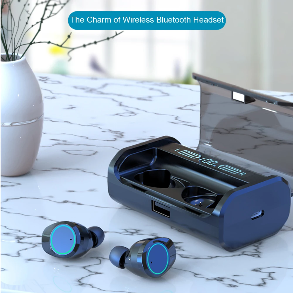 Bluetooth 5,0 наушники с цифровым дисплеем зарядная коробка TWS стерео водонепроницаемые беспроводные наушники для samsung Galaxy Buds S10 S9