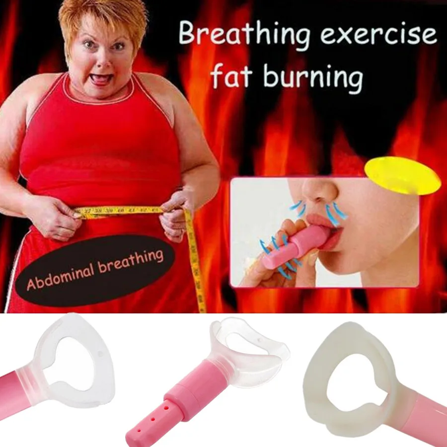 Just 5 Minutes Fat Burner Abdominal Breathing Trainer Slimming Body Waist Increase Lung Capacity Face Lift Tools for Weight Loss