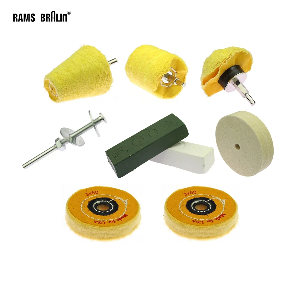 Pad Kit Polishing Buffing Buffing Wheels Drill Drill Polishing Pad