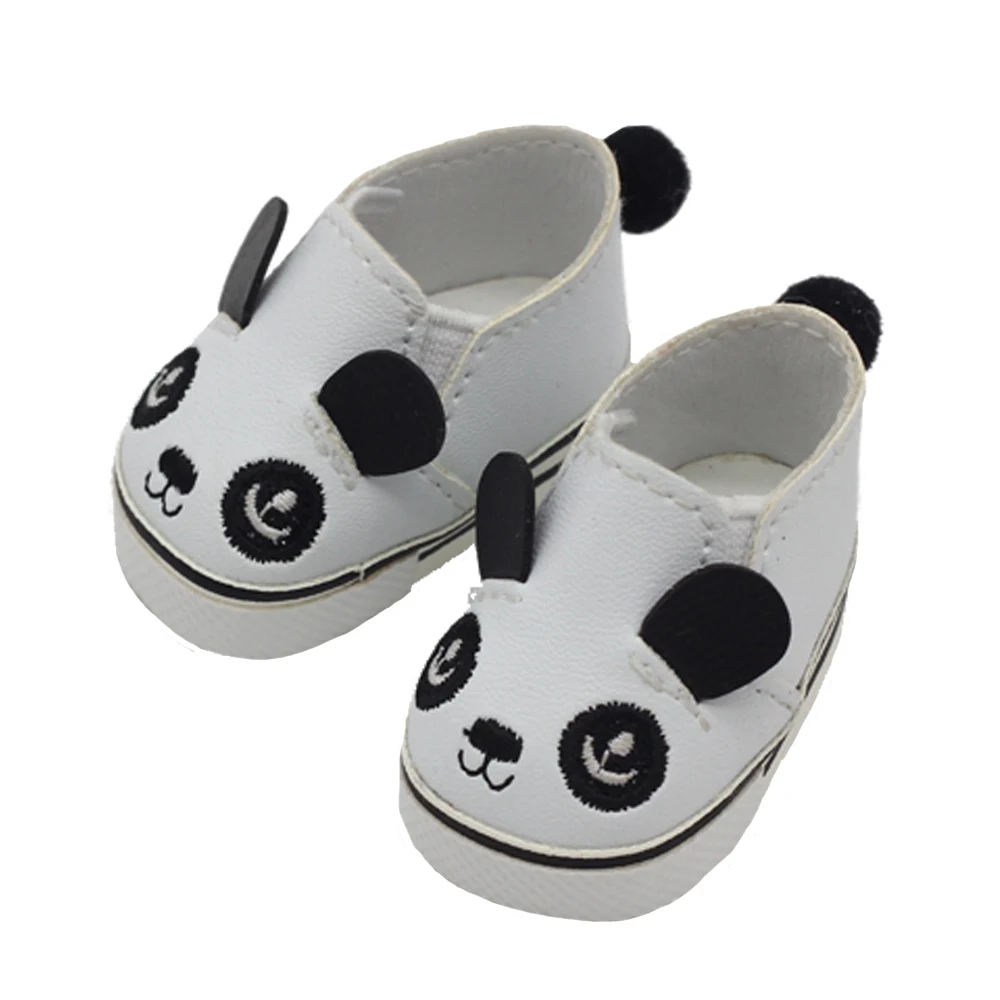 5,5*2,8 см модная Милая панда кукла обувь для 14,5 дюймов кукла для девочки BJD EXO русская кукла ручной работы мини игрушка обувь аксессуары