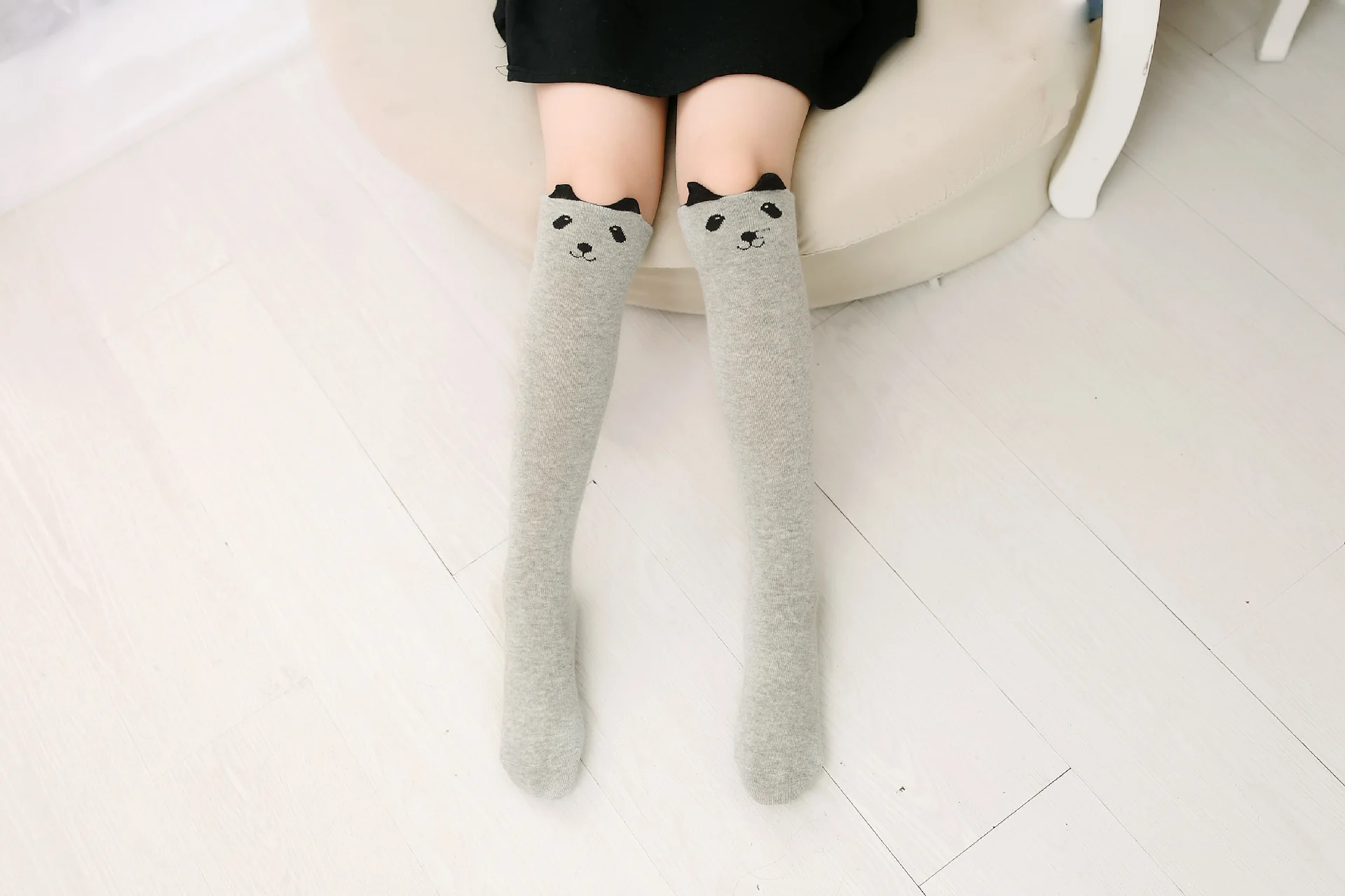 Cartoon Kids Socks Girls long Socks Cotton Knee High Leg Warmers Socks Long Tube Princess Children's Knee Socks Kid Dance Sock