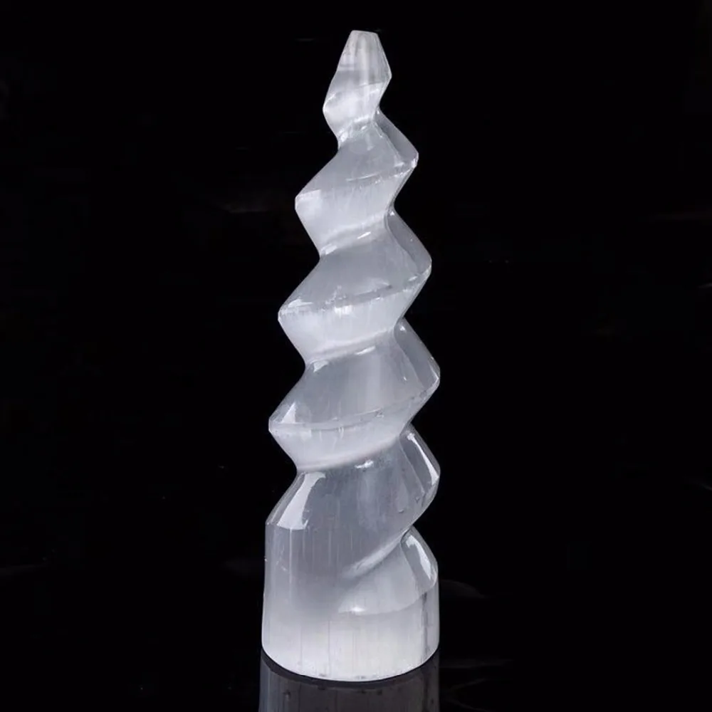 Spiral shape Morocco selenite crystals (2)