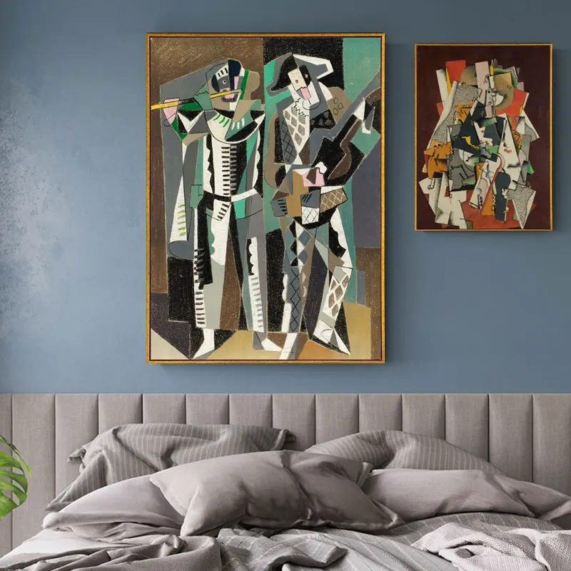 Abstract Canvas Painting Retro Classic Wall Art Pictures for Living Room Bedroom Unique Poster Home Decor 01 | Дом и сад