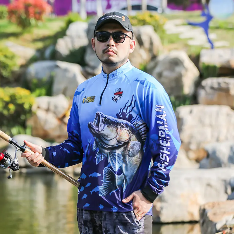 Fishing Jersey 2023 Mens Long Sleeve Sun Protection Breathable Performance  Fishing Shirt Camisa De Pesca Summer Custom UPF 50+ _ - AliExpress Mobile