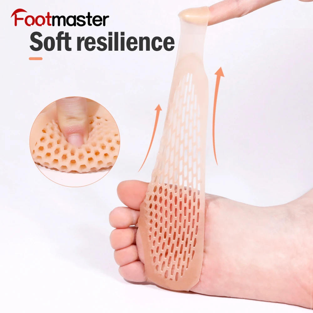 

FootMaster Arch Support Insoles Memory Foam Work Boots Sports Shoe Insert Shock Absorption from Flat Feet Running Camping Unisex