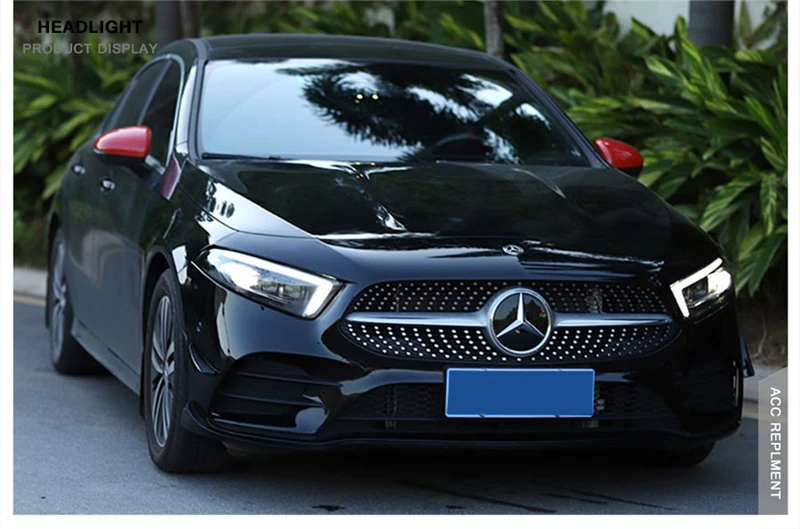 Для A-Class W177 фары для автомобиля Стайлинг для A180 A200 головной светильник s все светодиодный головной светильник светодиодный объектив проектор светодиодный DRL
