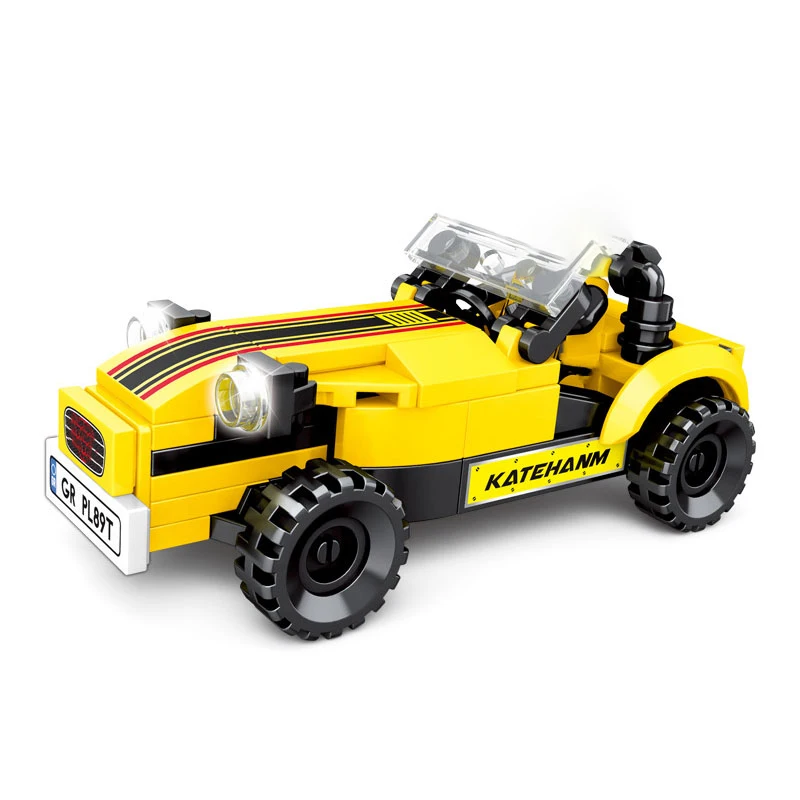 Creative Super Racing Car Speed Champions MORGAN PLUS8 Mini Cooper F1 G20R Dodge Charger F-150 Building Blocks Bricks Kids Toys