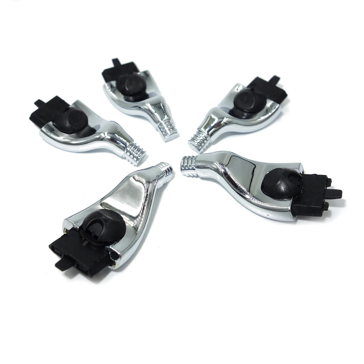 Magyfosia Chrome Silver Mach 3 Razor Head Connector for DIY Shaving Handle Holder and 3 Layer Beard Blades Adapter