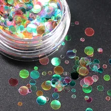 1 pçs prego brilho em pó strass cristal ab flatback strass costura tecido vestuário strass arte do prego uv escamas claras(China)