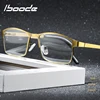 iboode High Quality Men Business Reading Glasses Titanium alloy Vintage Anti-Blu-ray HD Computer Goggles For Men +1.0 +1.5 +2.5 ► Photo 1/6