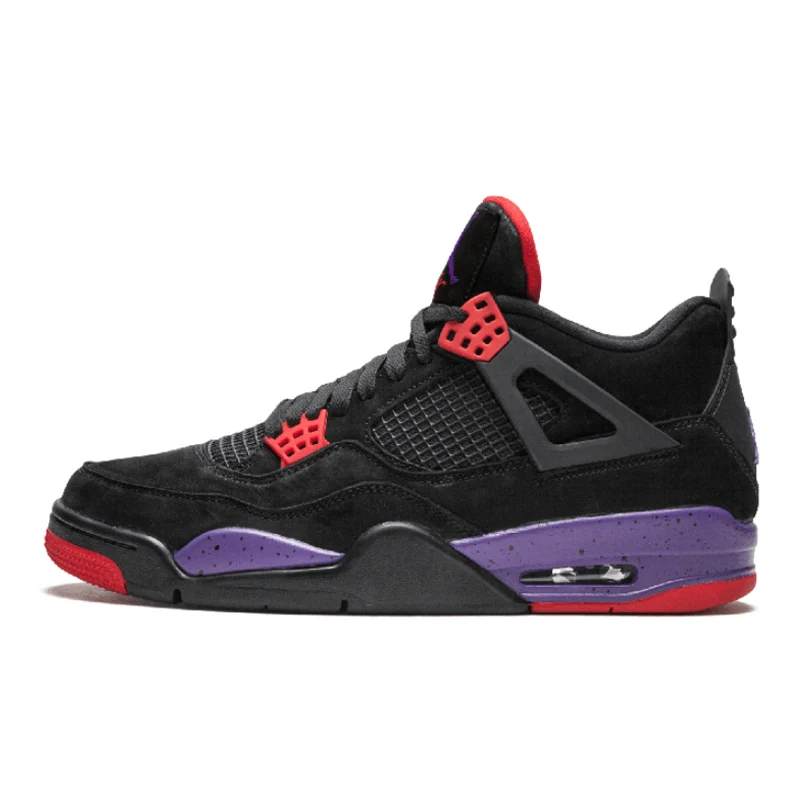 Мужские баскетбольные кроссовки Nike Air Jordan 4, спортивные кроссовки для улицы, крутые Серые кроссовки 408452