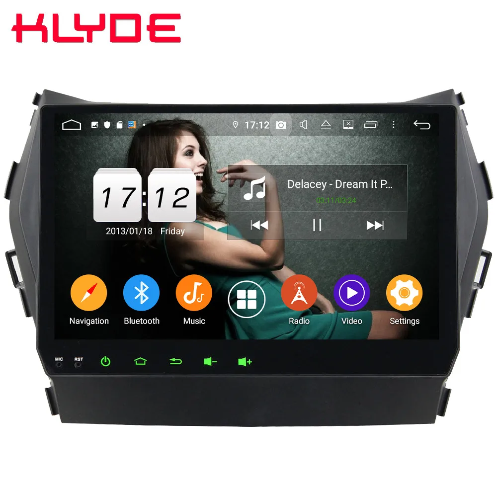 Klyde 9 &quotIPS 4G Android 10 Восьмиядерный 4 Гб ОЗУ 64 ПЗУ DSP BT автомобильный DVD мультимедийный