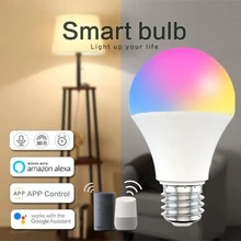20W TUYA Smart Wifi Lamp B22 E27 RGB LED Light Bulb alexa Lamp Google Home AC85-265V Dimmable Magic Bulbs Voice Control