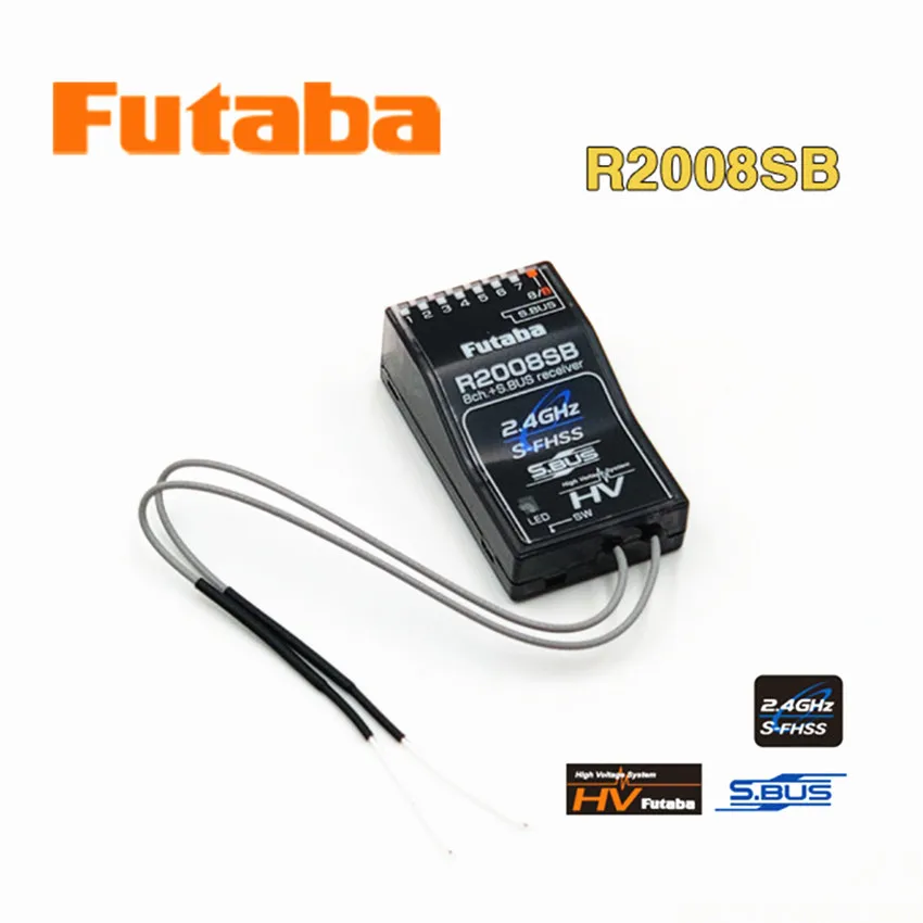 

Original Futaba R2008SB S.Bus 8-Channel S-FHSS Receiver for Futaba T8J T10J T14SG Radio Remote Control