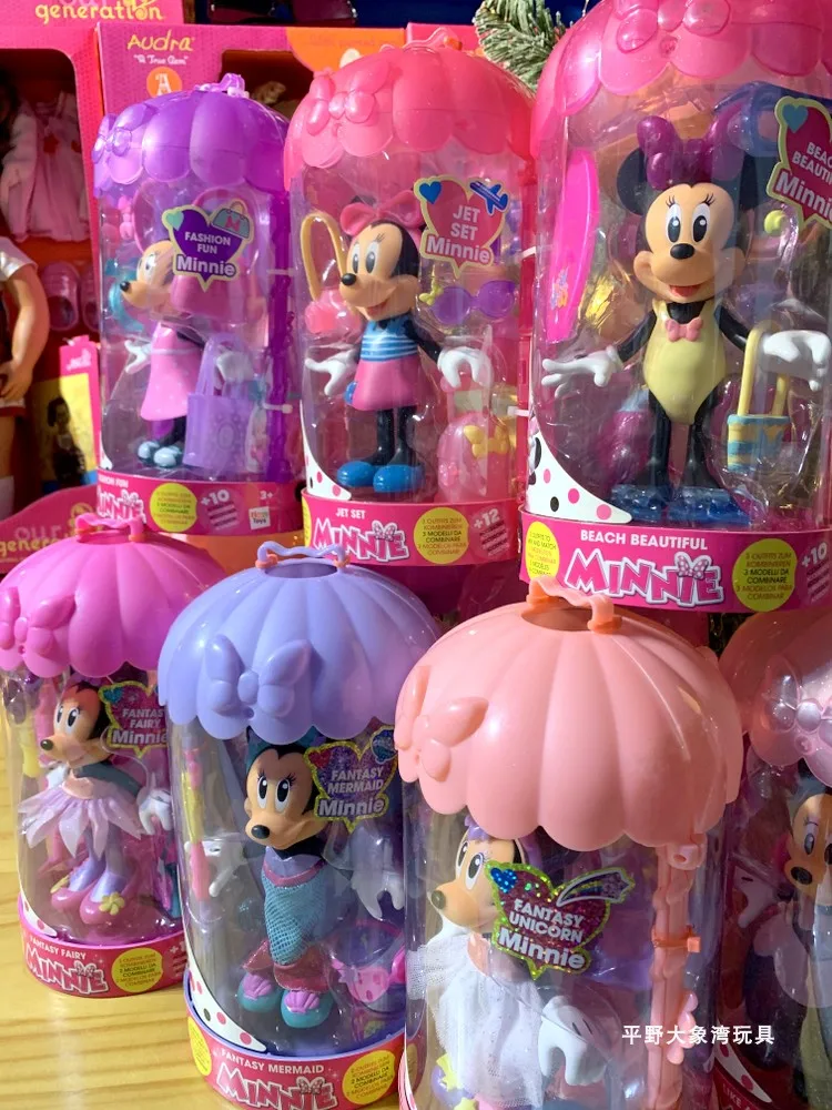 Disney-casa de juegos de 26cm, Minnie Mouse, vestido, ropa, accesorios,  modelo de juego de simulación, regalos de Navidad para niños - AliExpress  Juguetes y pasatiempos