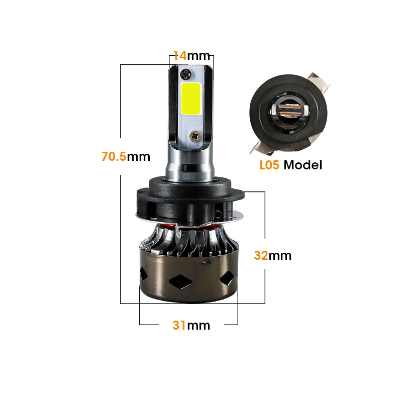 HLXG H7 светодиодный светильник Canbus для Volkswagen MK6 Jetta Magotan Bora Nissan Qashai BWM E60 X5 Buick Regal Audi A3 A4L A6L