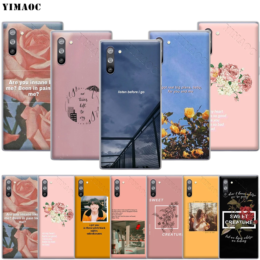 Эстетический чехол YIMAOC Sweet Creature для Samsung Galaxy S10 S9 S8 S7 Plus A70 A60 A50 A40 A30 A20 A10 A50S A30S A20S |