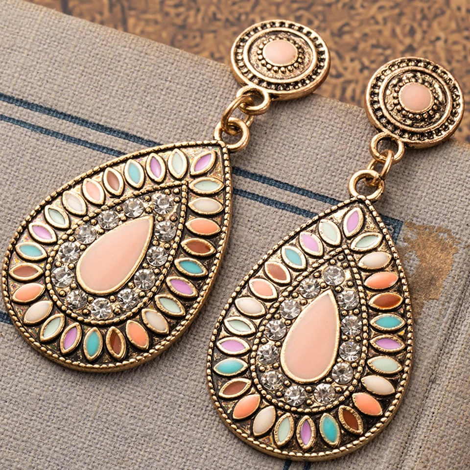 Buy online Gold Plated Long Jhumka Earrings from fashion jewellery for  Women by Happy Stoning for ₹429 at 75% off | 2024 Limeroad.com