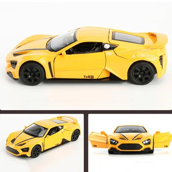 

14.5CM Car Model 1:32 Scale ZENVO STI Denmark Classic Racing off Road cool Car Model Collection for Children Toy Gifts