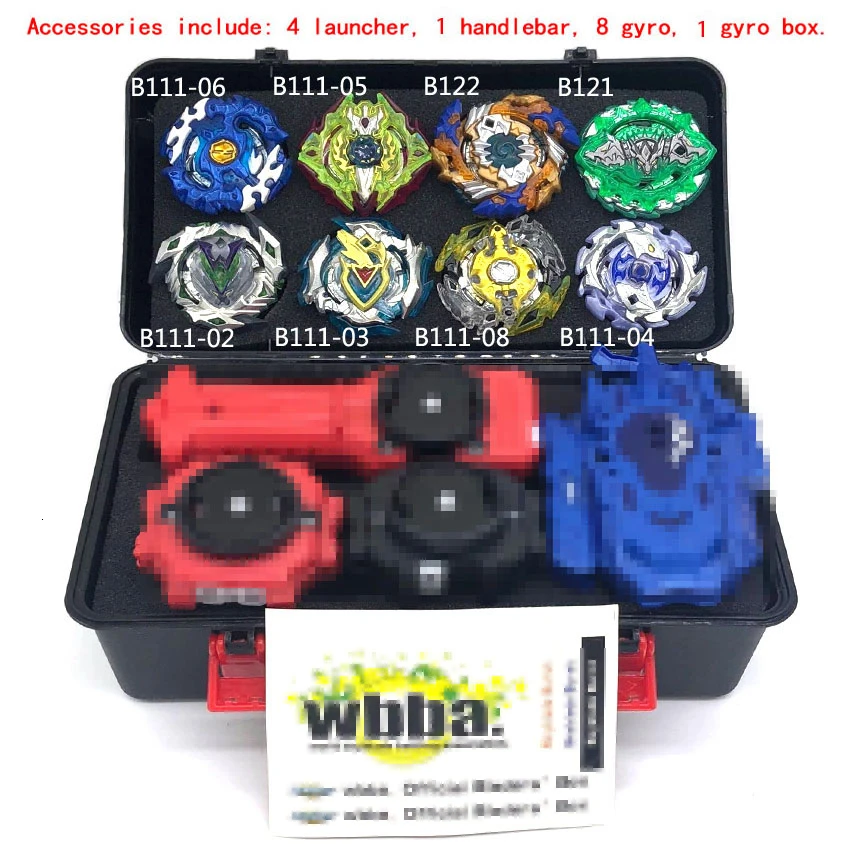 B148 Beyblade Burst Bey Blade игрушка металлическая Funsion Bayblade набор коробка для хранения с ручкой пусковая пластиковая коробка игрушки для детей