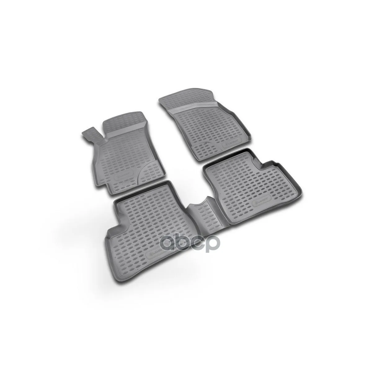 Set Rubber Car Mats IN Salon Hyundai Accent 2000-2005 4 PCs. (PU) ELEMENT. NLC2006210K | Автомобили и мотоциклы