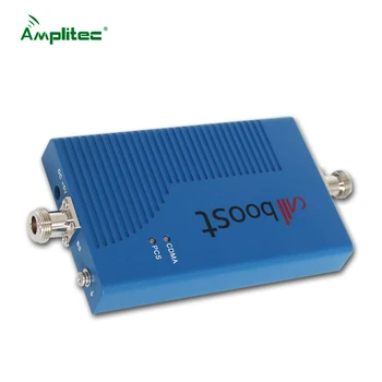 

Amplitec Dual-Band B2 B5 850/1900Mhz Cell Phone Signal Booster For Home ALC AGC function 4G Mobile Signal Repeater Amplifier Kit