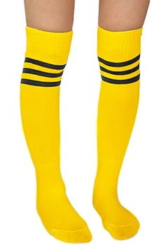 

Quality Soccer Baseball Football Basketball Sport Women Socks Yellow + Black