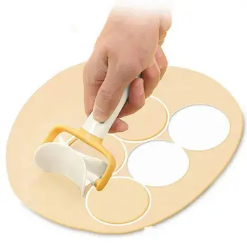 

Rolling Cutter Dough Cutter Pastry Square Biscuit Blade Rolling Mold Icing Spatula Cookie Cutter Biscuit Blade Circle Mold Maker