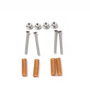 

BLV 3d printer heatbed M4*40 screws nut springs kit Leveling Component M4 heat bed screws spring kit 3d printer parts