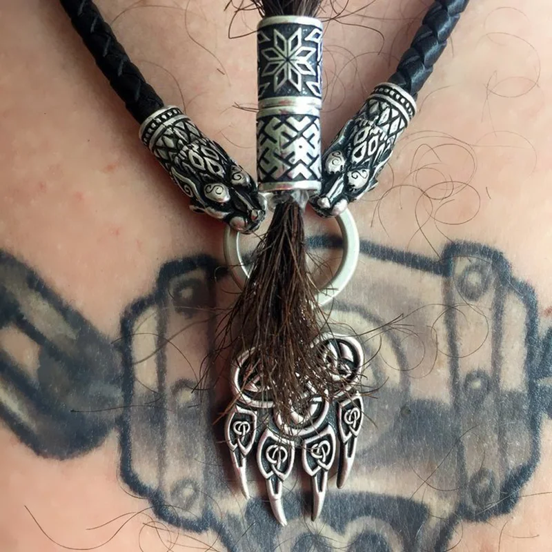 Байер 316L нержавеющая сталь амулет Viking заводской цене оптом символ бога Warding Veles