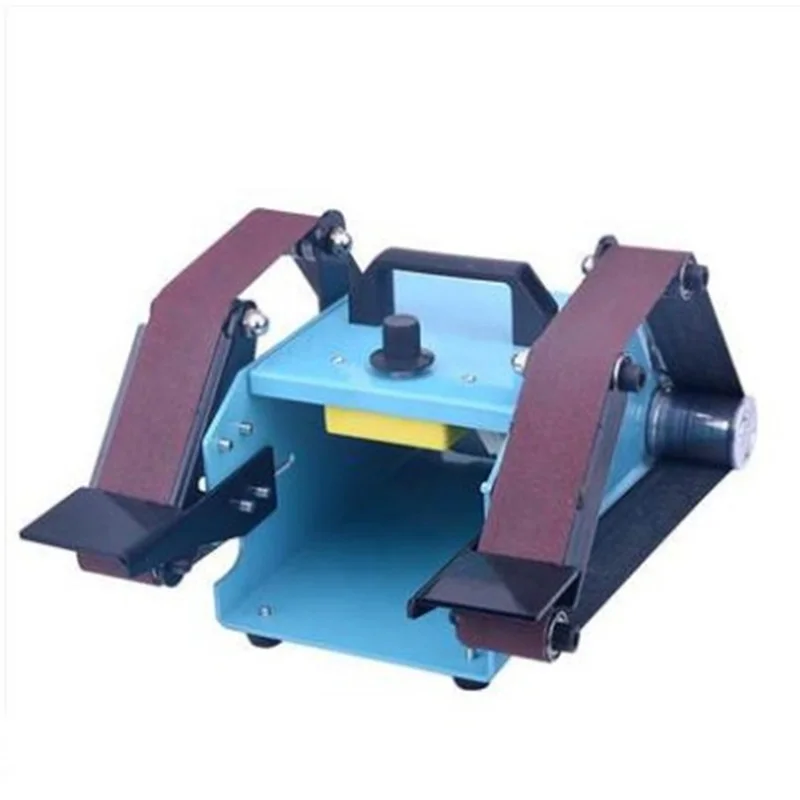

Multifunctional small desktop dual-axis belt machine miniature double sanding machine household polishing sanding knife tool