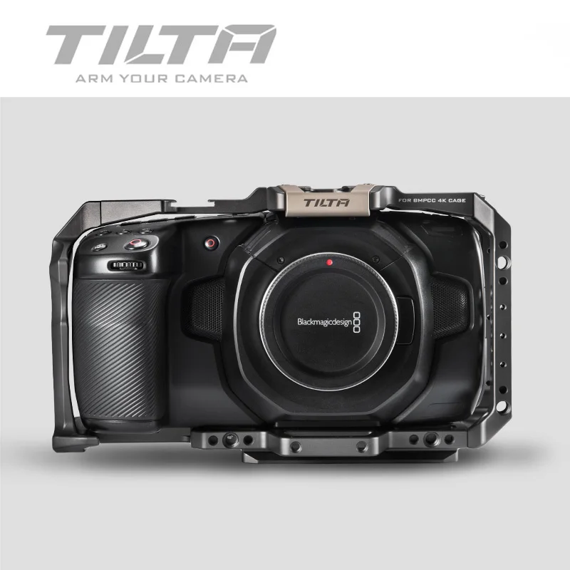Tilta BMPCC 4 к 6 к клетка Полная Клетка Половина Клетка SSD держатель Верхняя ручка опорная пластина солнцезащитный козырек для BlackMagic BMPCC 4 к 6 к аксессуары