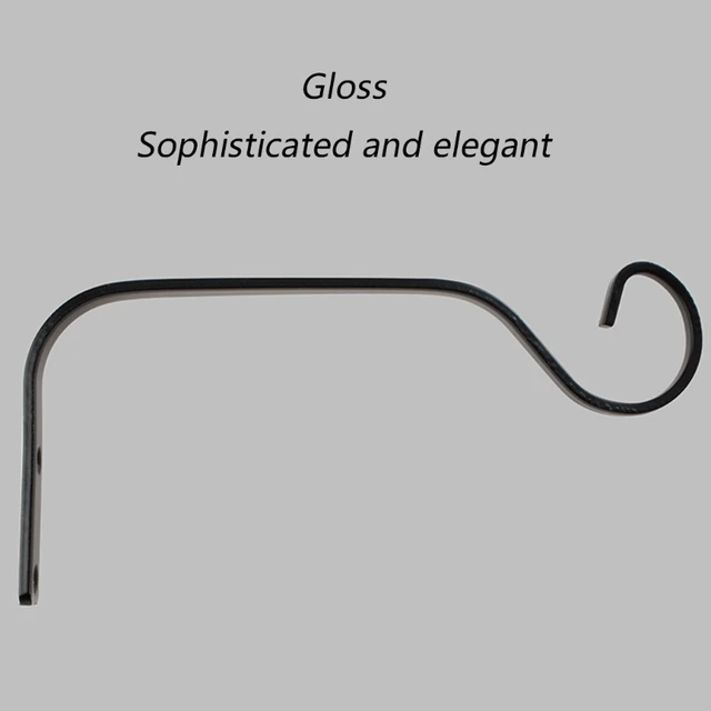 Falhorgok Rusztikus Otthoni Dekoráció Függő Madár Etetők Szél Harangok Virágkosarak Lámpák Beltéri Kültéri Felhasználású Növény Lámpás Horog - Image 2