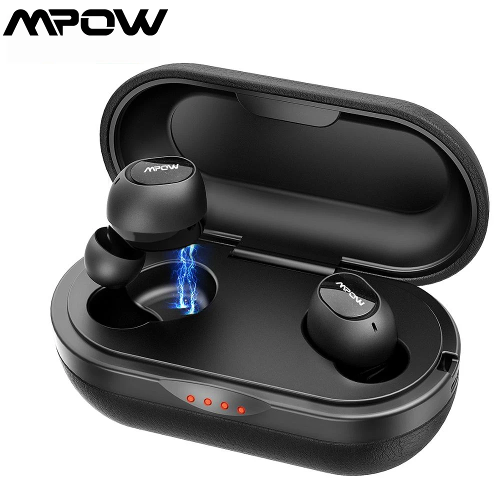 Беспроводные Bluetooth наушники MPOW T5/M5 TWS 5 0 гарнитура с поддержкой Aptx время