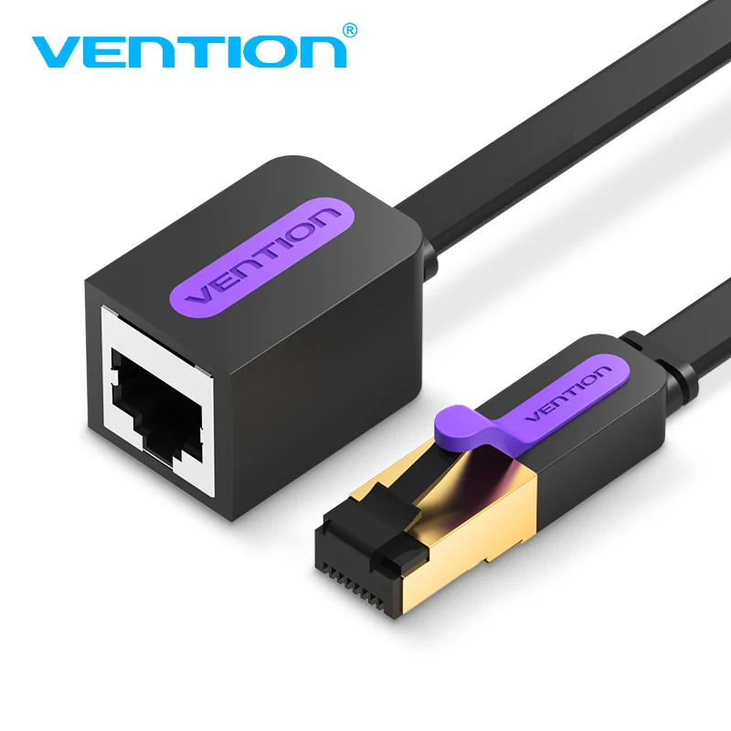 Vention RJ45 CAT 7 мужчин и женщин Ethernet Lan Сетевой удлинитель сетевой адаптер 1 М 1,5 м 2 м 3 м 5 м Шнур для портативных ПК