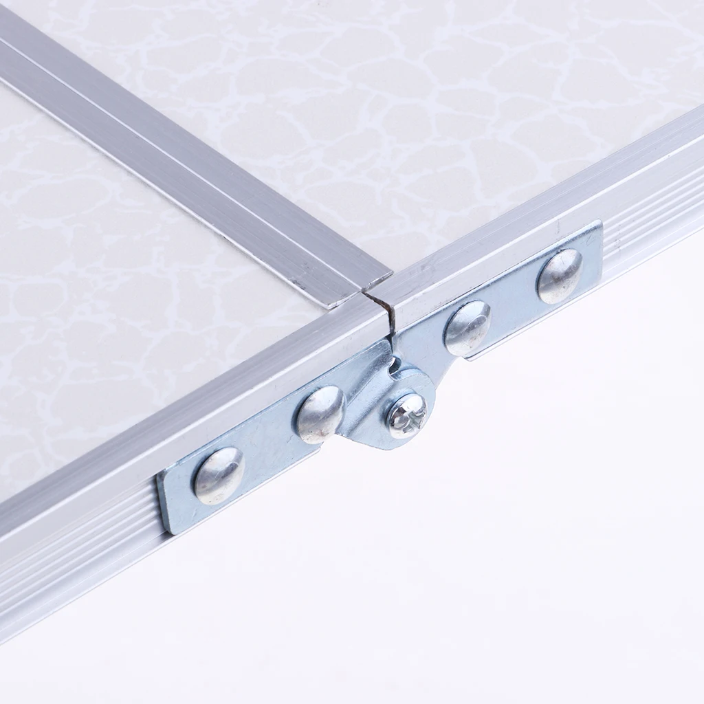 Aluminum Camping Folding Table Breakfast Serving Bed Tray Portable Picnic Table for Camping Hiking Outdoor Tools