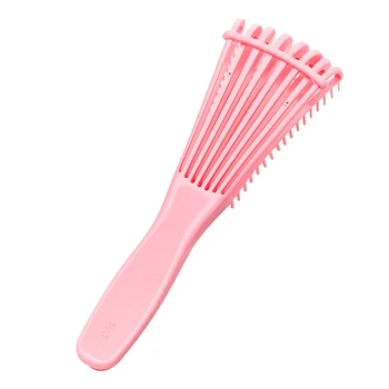 

Styling Daily 8 Rows Travel Curly Girls Reduce Fatigue Scalp Massage Detangling Gift Multifunctional Hair Comb Women Non-Slip