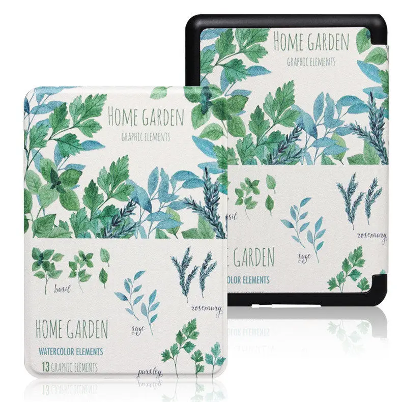 Garden Чехол для Amazon Kindle Paperwhite 4 Smart Cover для нового Kindle Paperwhite 4 чехол из полиуретановой кожи для планшета Paperwhite - Цвет: Garden
