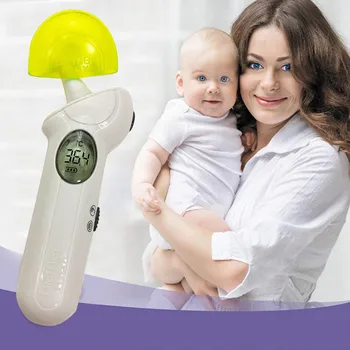 

2 IN 1 Ears Baby Thermometer Infrared Body Measurement Forehead Non-Contact Adult Body Children termometro digital mascaras#30