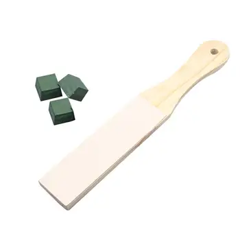

Double Sides Knife Sharpener Whetstone Sharpening Stones With Sharpening Ointment For Handmade Leather Cutting Rotary Tool
