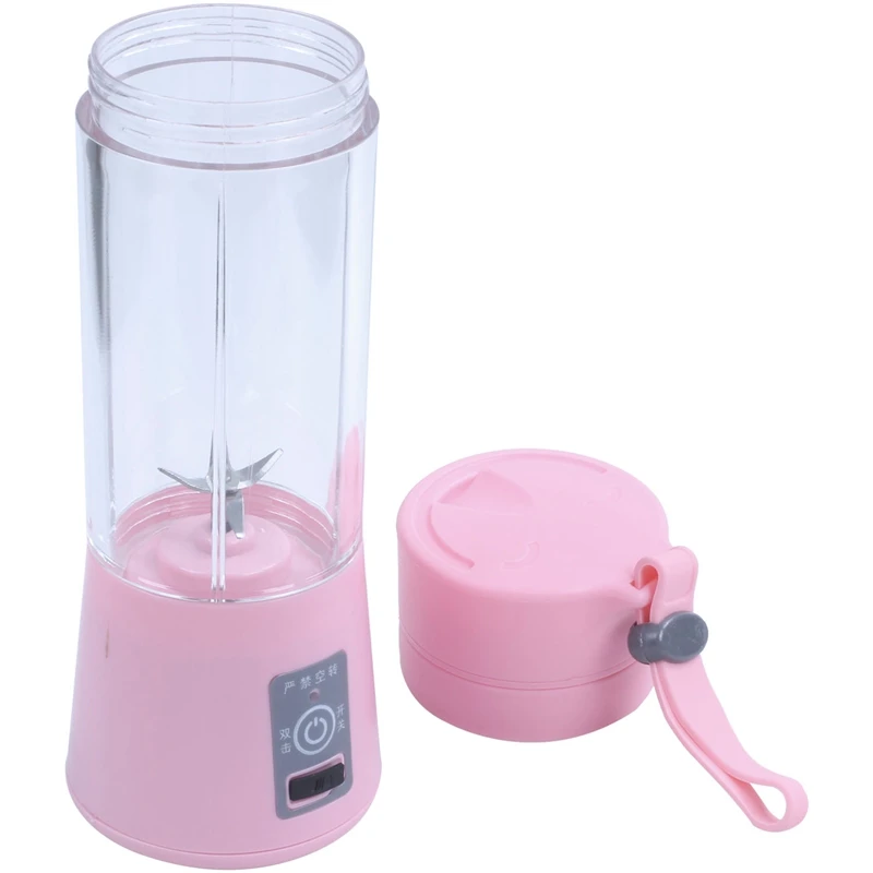 HLZS-380ml USB перезаряжаемая соковыжималка, бутылка, чашка для сока, цитрусовых, блендер, лимон, овощи, фрукты, молочный коктейль, смузи, соковыжималки