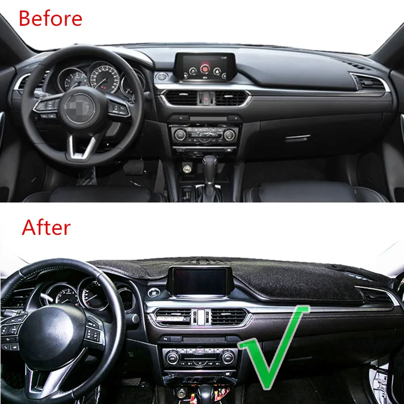 Для Mazda Atenza коврик для приборной панели, Накладка для приборной панели, коврик для защиты от солнца, инструмент для защиты ковра, аксессуары для стайлинга автомобилей